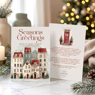 Seasons Greetings Real Estate Holiday Card