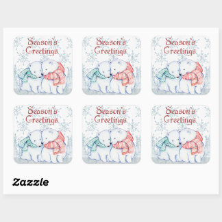 Season's Greetings Stickers