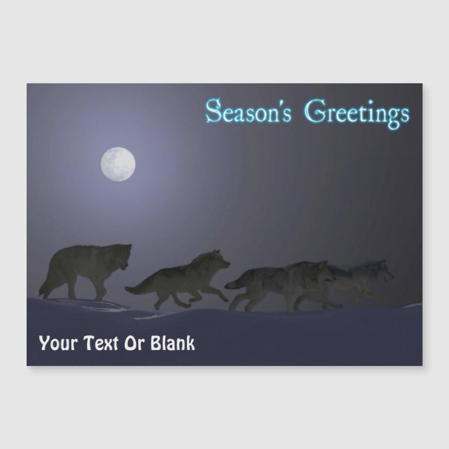 Season's Greetings - Wolf Pack (Front)