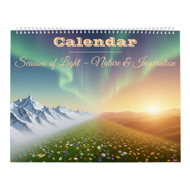 Seasons of Light – Nature & Inspiration Calendar (Cover)