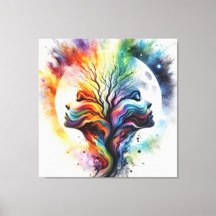 Seasons Of The Moon Canvas Print