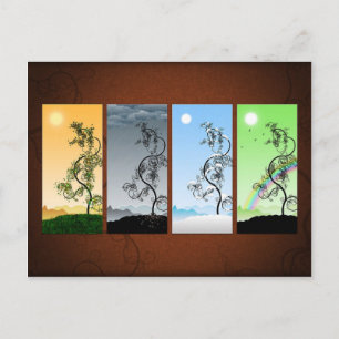 Seasons Postcard