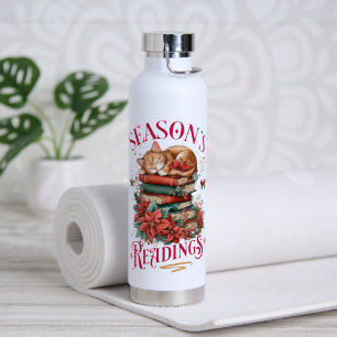 Season's Readings Cosy Kitten Water Bottle