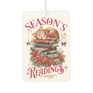 Season's Readings Cozy Kitten  Car Air Freshener