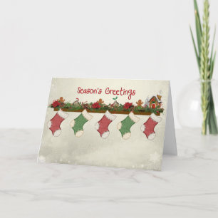 Season's Socks Holiday Card