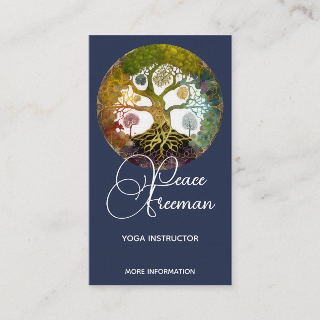 Seasons | Tree of Life Business Card (Front)