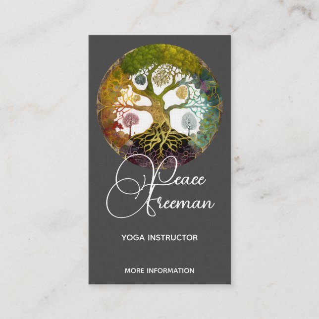 Seasons | Tree of Life Business Card (Front)