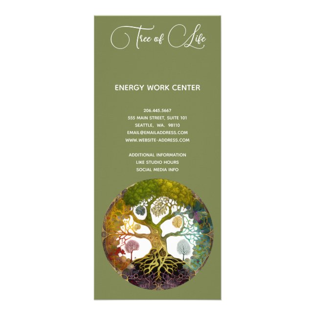 Seasons | Tree of Life Rack Card (Back)