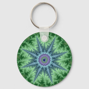 Seastar - Fractal Key Ring