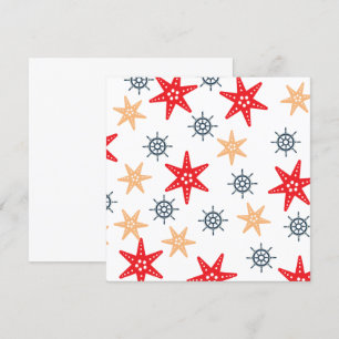 Seastars and steer wheels pattern magnet
