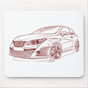 Seat Ibiza Bocanegra 2010 Mouse Pad