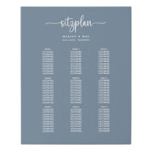 Seat plan Dusty Blue 01