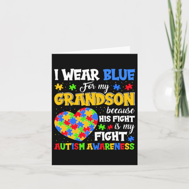 Seatbelts Everyone Autism Awareness Magic School B Card (Front)