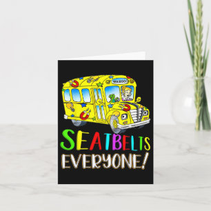 Seatbelts Everyone Fun Magic School Bus Driver Job Card