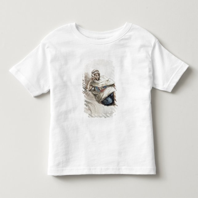Seated Arab Toddler T-Shirt (Front)