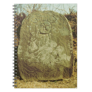Seated Bodhisattva, Korean, c.985 AD (granite) Spiral Notebook