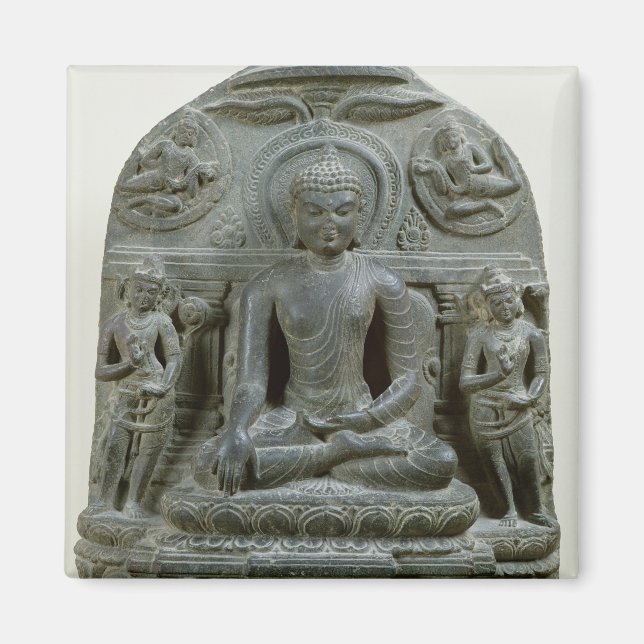 Seated Buddha in meditation Magnet (Front)
