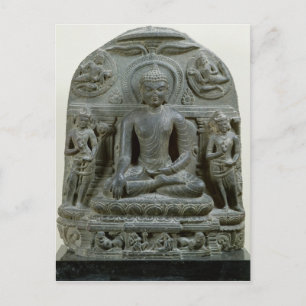 Seated Buddha in meditation Postcard