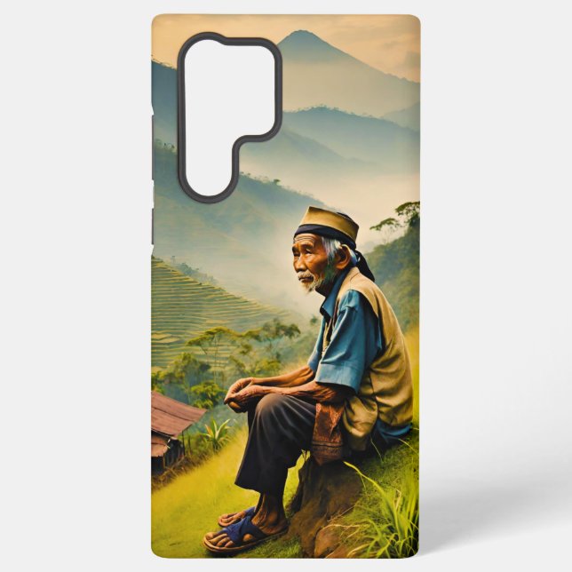 Seated in Serenity Samsung Galaxy S22 Ultra Case (Back)