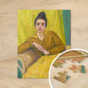 Seated Lady in Wicker Chair   Koloman Moser Jigsaw Puzzle