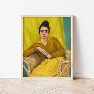 Seated Lady in Wicker Chair   Koloman Moser Poster