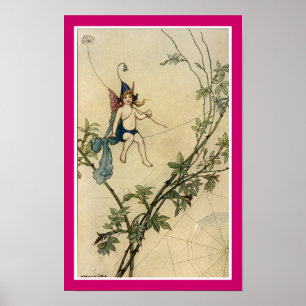 Seated on a Spider's Thread Poster