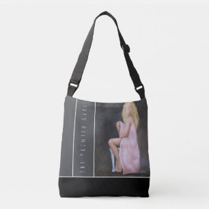 "Seated Pose in Pink" rendezvous getaway tote bag
