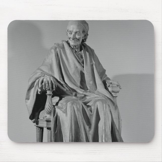 Seated sculpture of Voltaire Mouse Pad (Front)