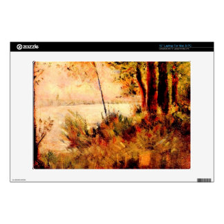 Seated slope by Georges Seurat Skins For 13" Laptops