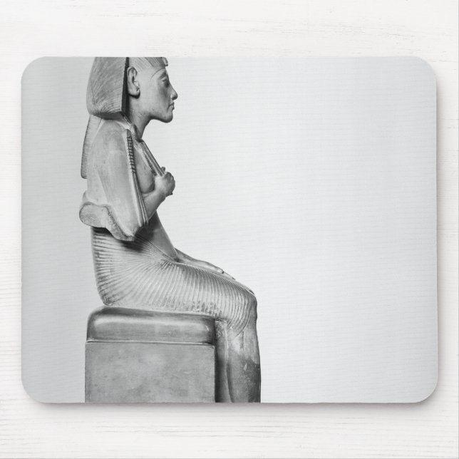 Seated statue of Amenophis IV Mouse Pad (Front)
