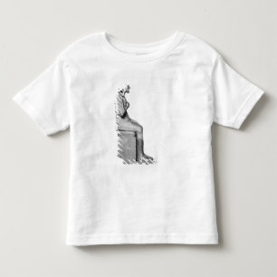 Seated statue of Amenophis IV Toddler T-Shirt