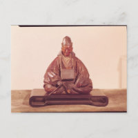 Seated statue of Basho Edo Period