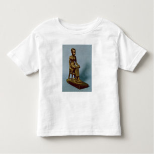Seated statue of Imhotep  holding an open Toddler T-Shirt