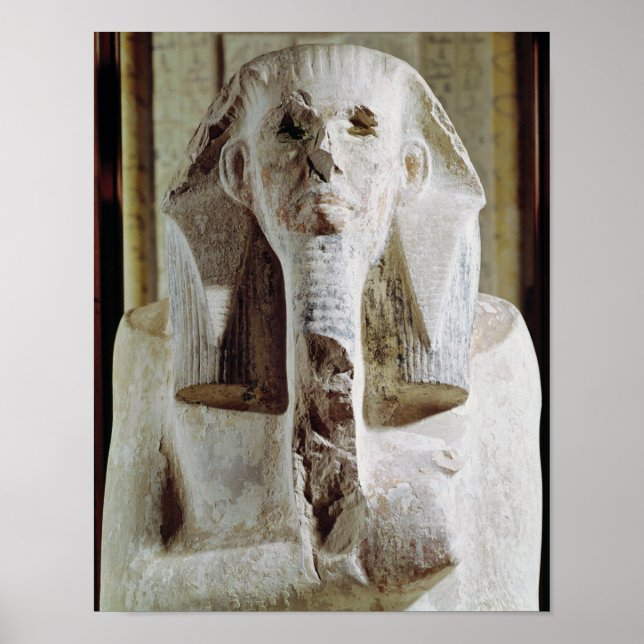 Seated statue of King Djoser Poster (Front)