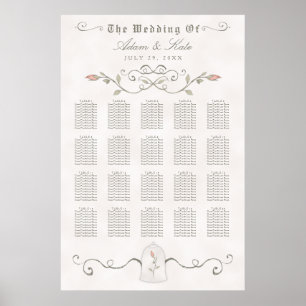 SEATING CHART 151-200 Elegant Beauty Wedding