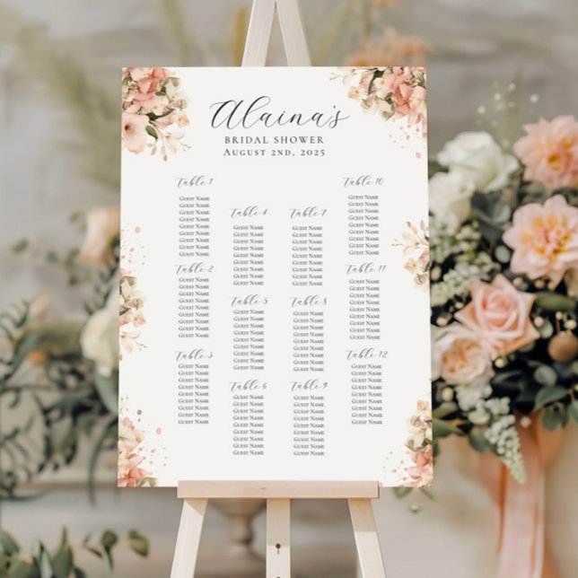 Seating Chart | Brunch & Bubbly Bridal Shower (Creator Uploaded)