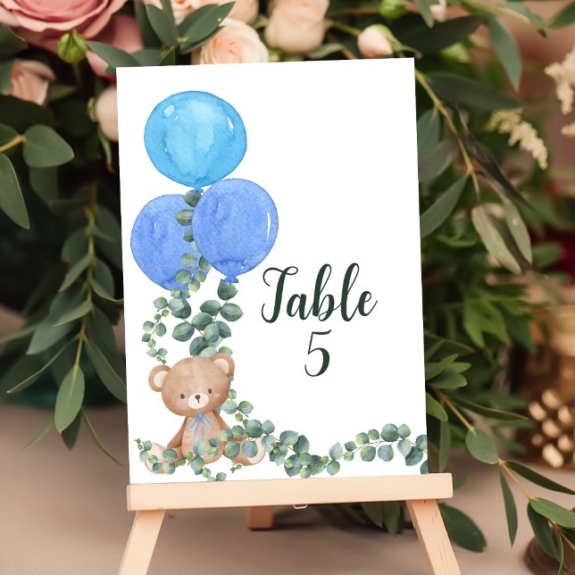 Seating Chart Oh Boy We Can Bearly Wait  Table Number (Creator Uploaded)
