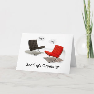 Seating's Greetings Holiday Card