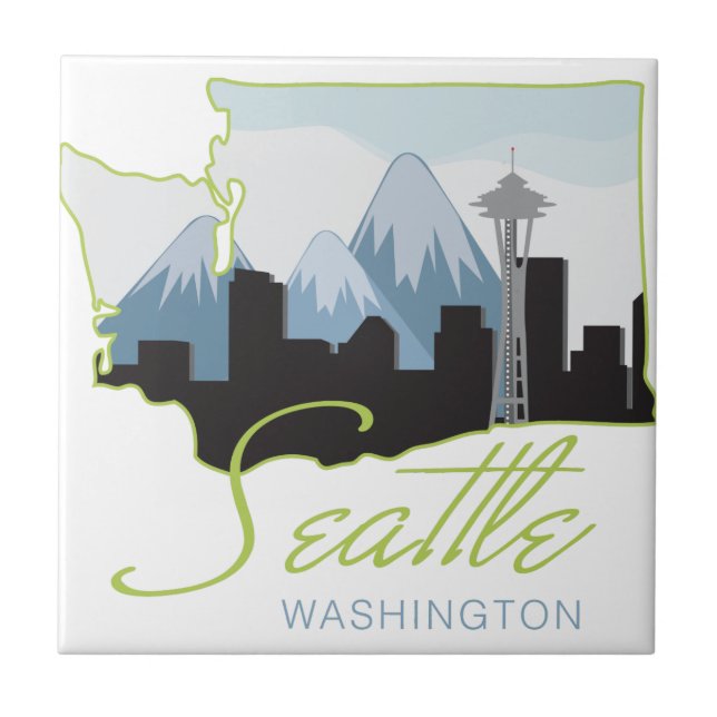 Seatle Washington Tile (Front)