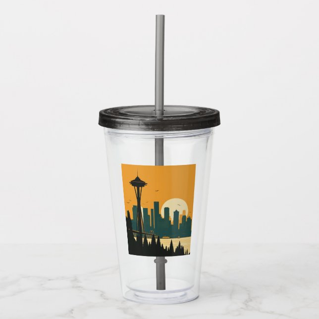 SEATTLE #1 ACRYLIC TUMBLER (Front)