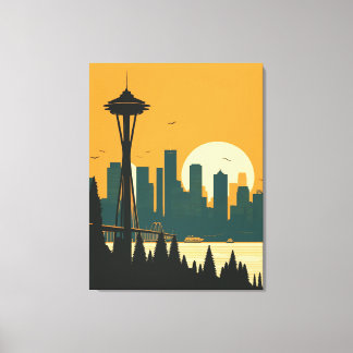 SEATTLE #1 CANVAS PRINT