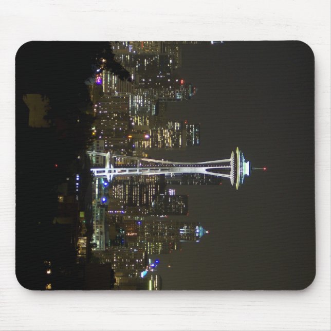Seattle At Night Mouse Pad (Front)