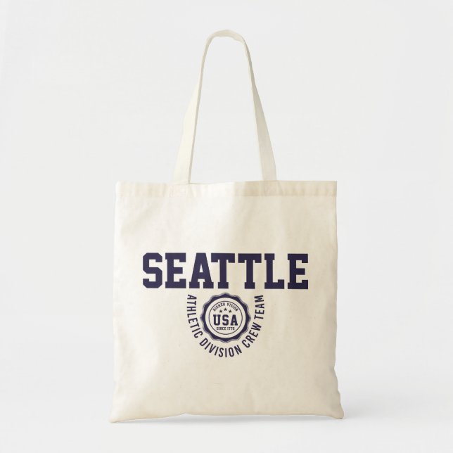 Seattle Athletic Division Tote Bag (Front)
