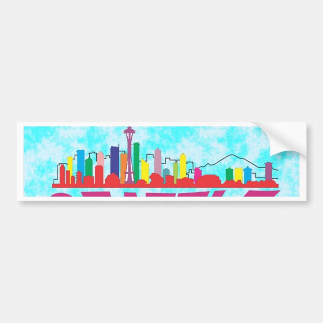 Seattle Bumper Sticker (Front)