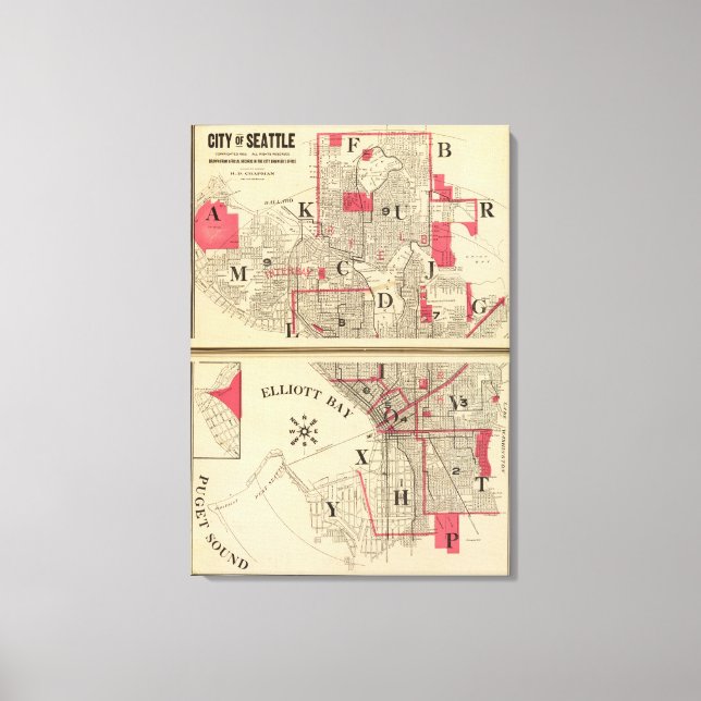 Seattle Canvas Print (Front)