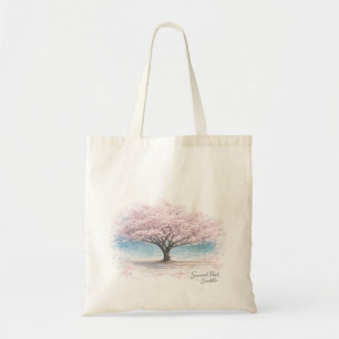Seattle Cherry Tree Blossom Tote Bag