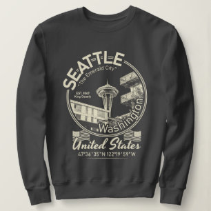 SEATTLE CITY ICON - WASHINGTON VINTAGE SWEATSHIRT