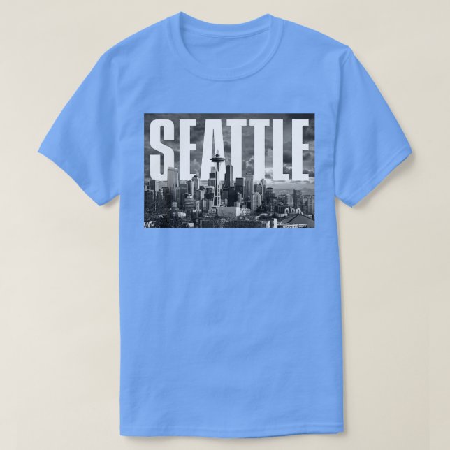 Seattle Cityscape T-Shirt (Design Front)