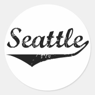 Seattle Classic Round Sticker