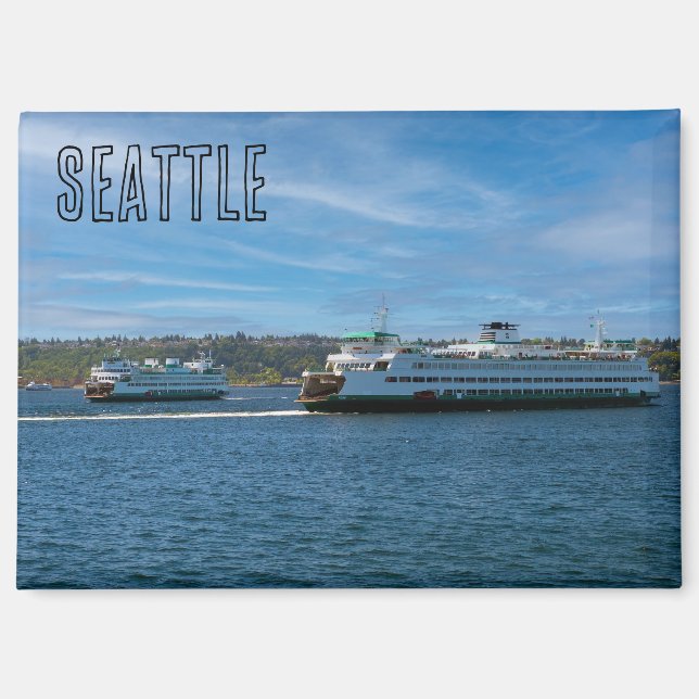 Seattle Ferries Magnet (Front)
